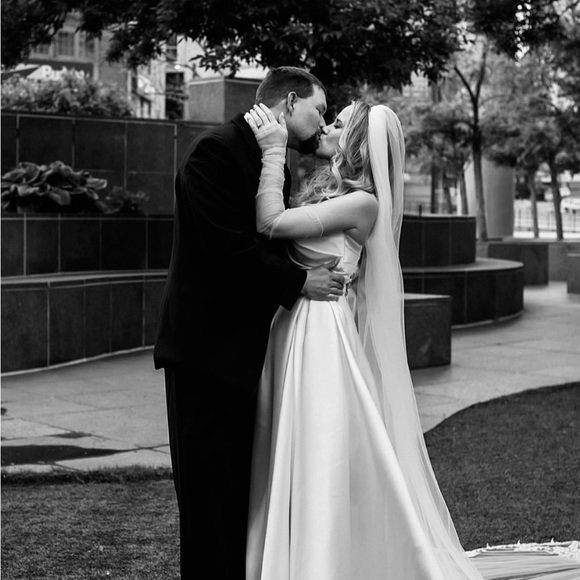 Moonlight Couture Modern Wedding Dress - Picture 4 of 11